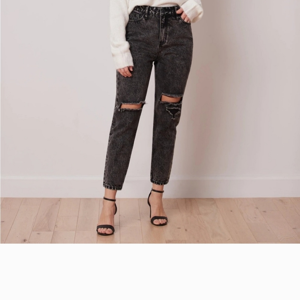 Yoga Jeans black acid wash pants - Picture 7 of 7